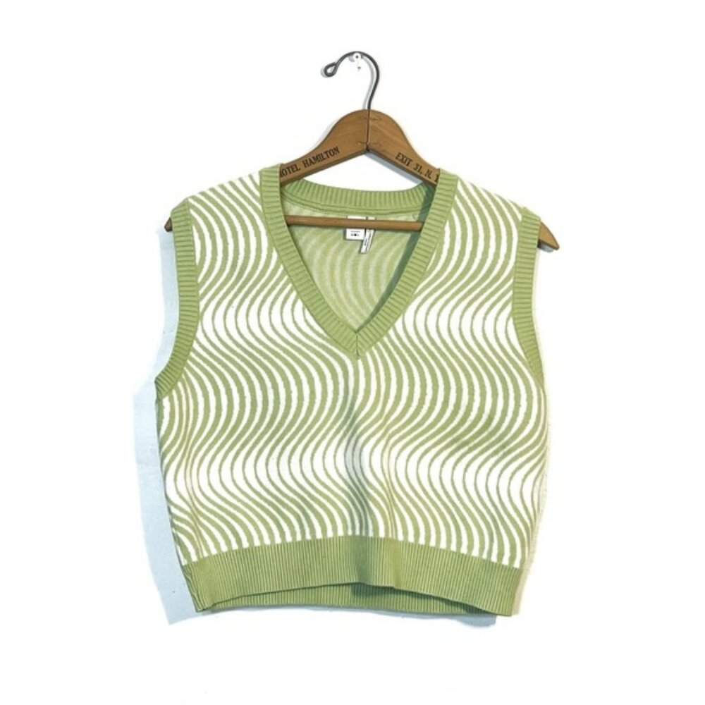 Twik Wavy Green Vest